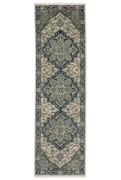 Aberdeen 51G Grey/Blue Rug