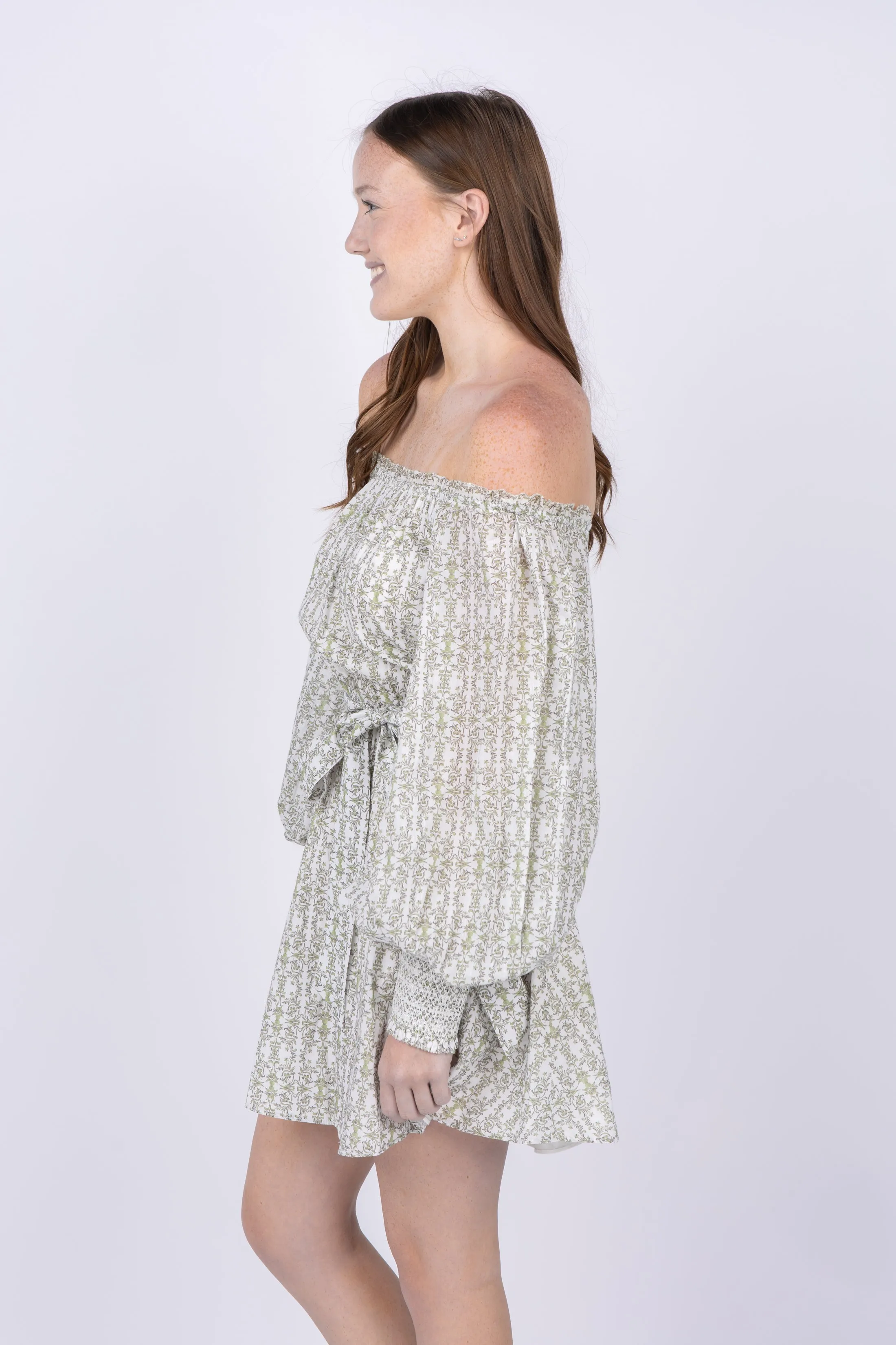 Alice   Olivia Mary Belted Dress in Republic Geo