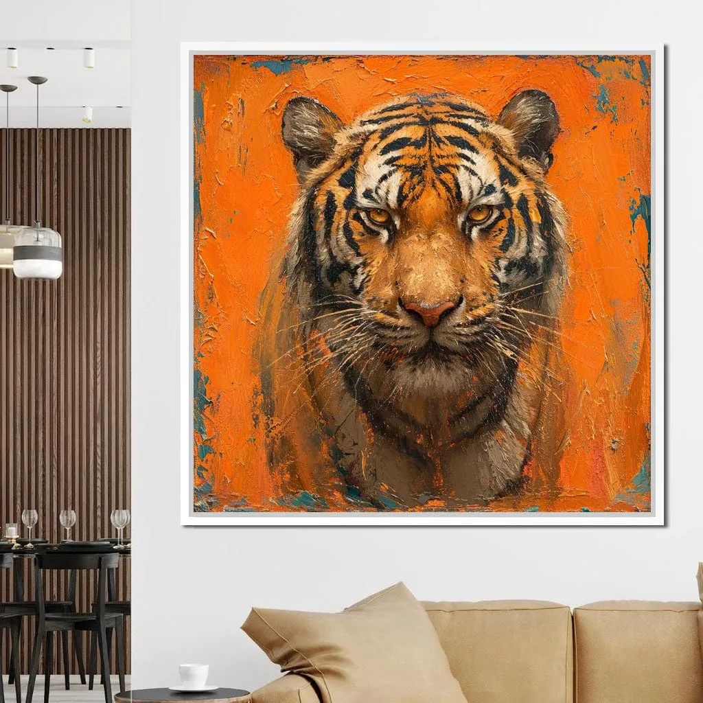Amber Gaze in Tangerine Blaze
