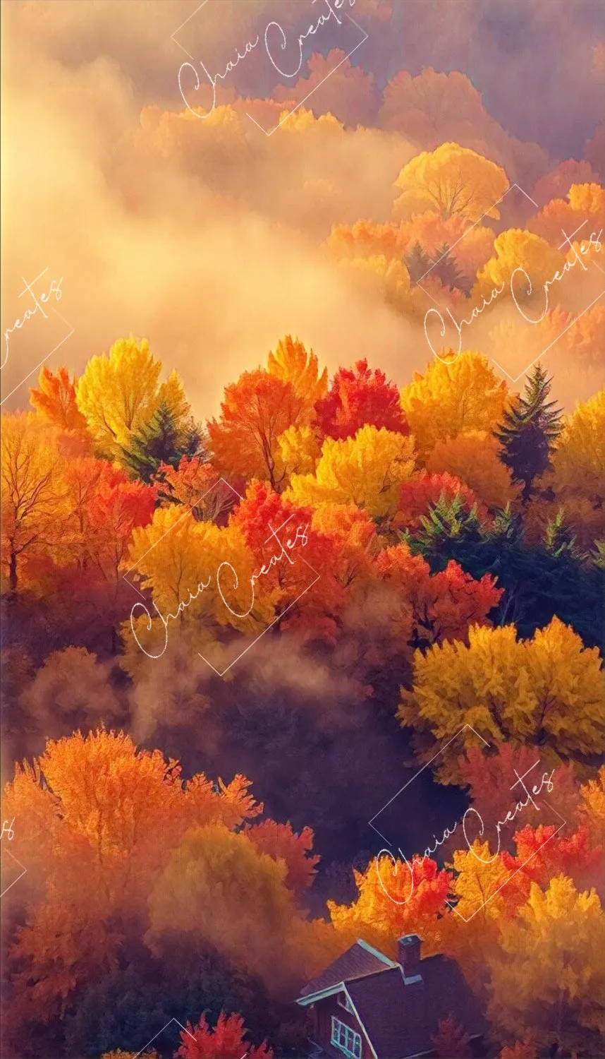 Autumn's Embrace – Digital Download – Original Artwork