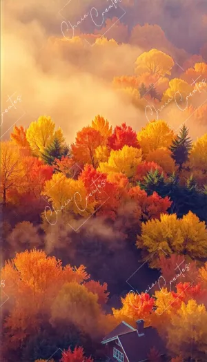 Autumn's Embrace – Digital Download – Original Artwork