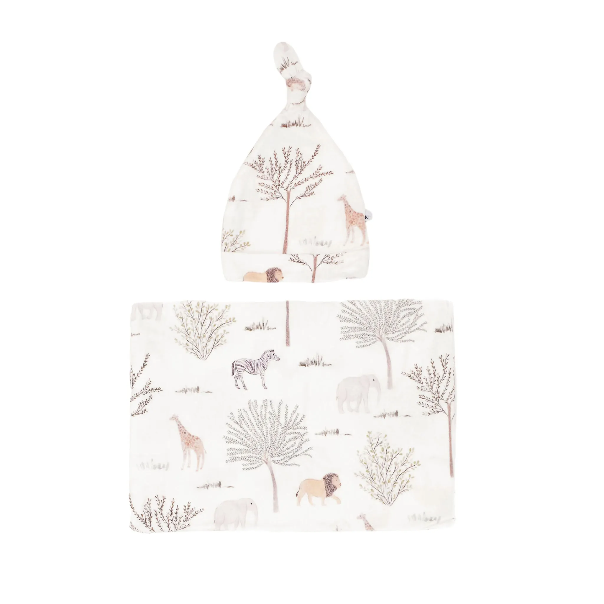 Bamboo Luxe Swaddle Set - Safari Dreams