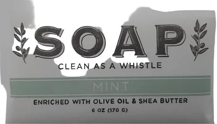 Bar Soap-Mint- Clean As A Whistle-6oz-444152