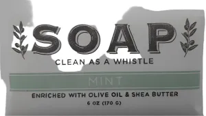 Bar Soap-Mint- Clean As A Whistle-6oz-444152