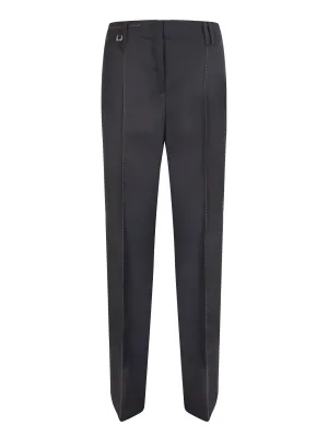 Black Le pantalon Cordao
