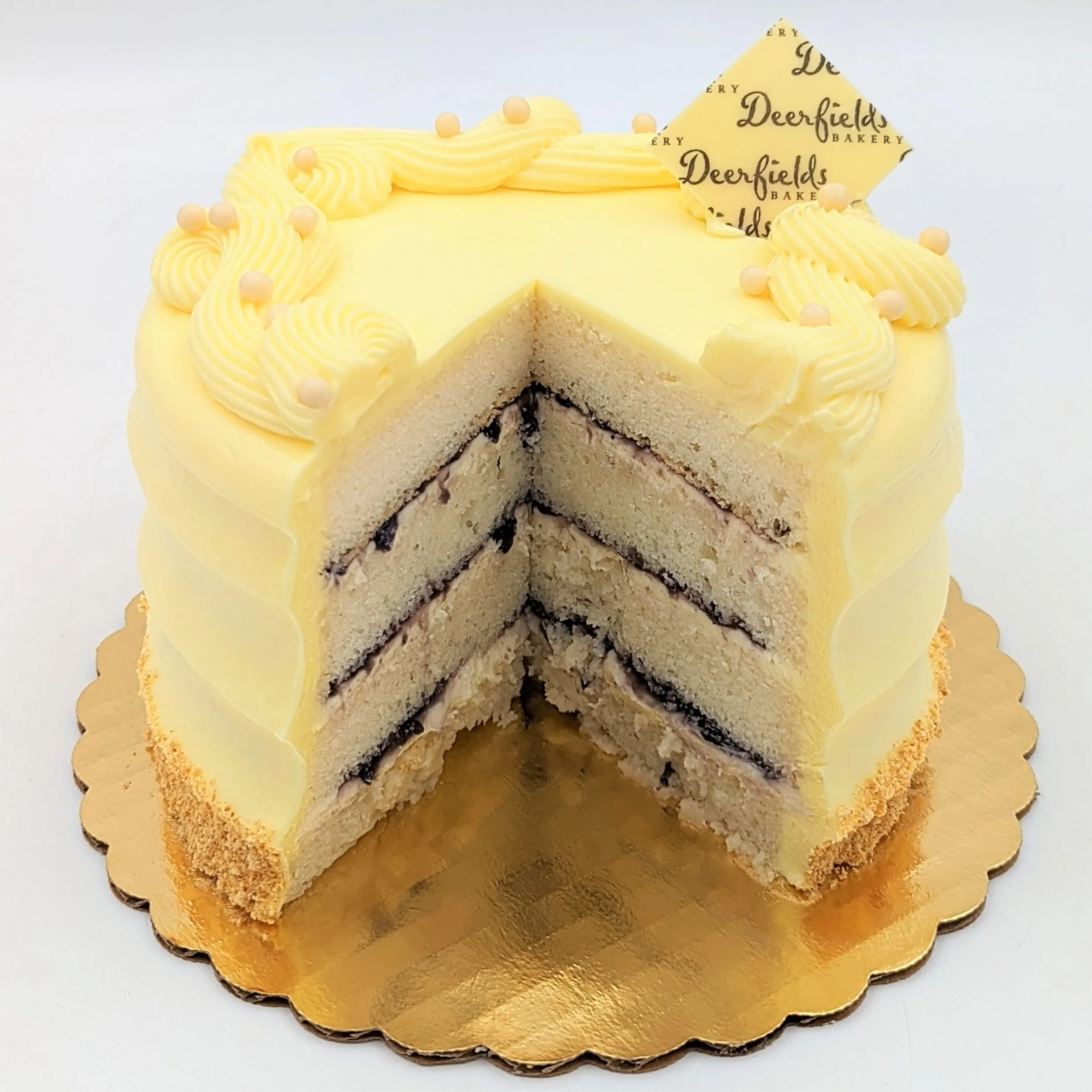 Blueberry Lemon Cheese Cake