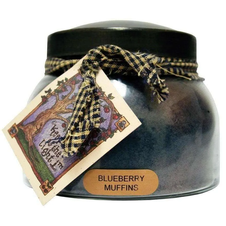Blueberry Muffins Scented Candle - 22 oz, Double Wick, Mama Jar