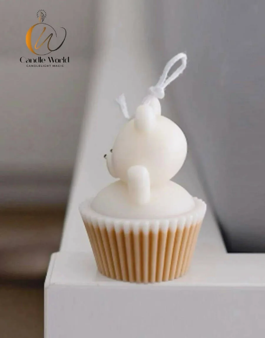 Candle World Handmade Bear Cake Scented Candle
