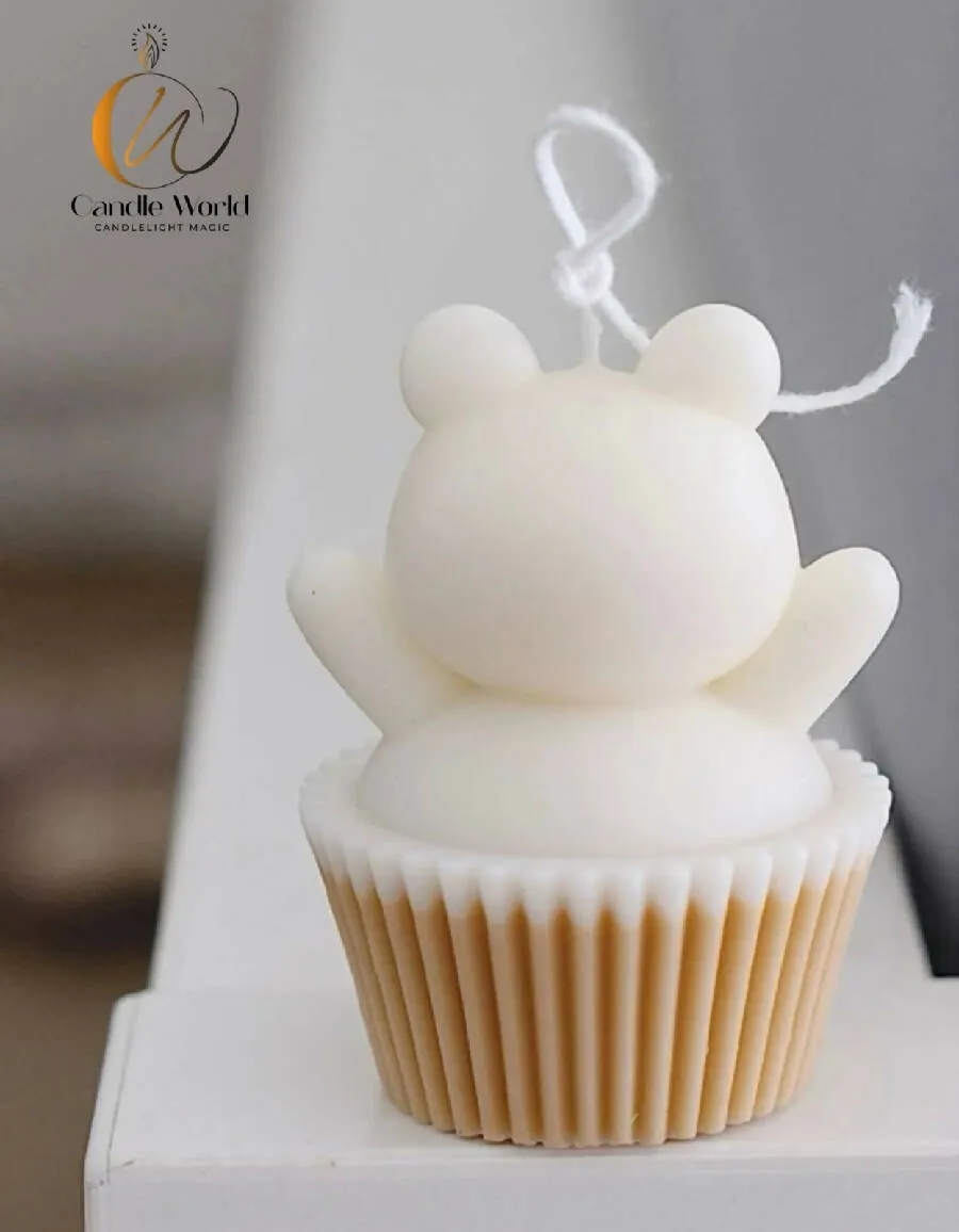 Candle World Handmade Bear Cake Scented Candle