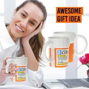 Ceramic Coffee Prescription Mug