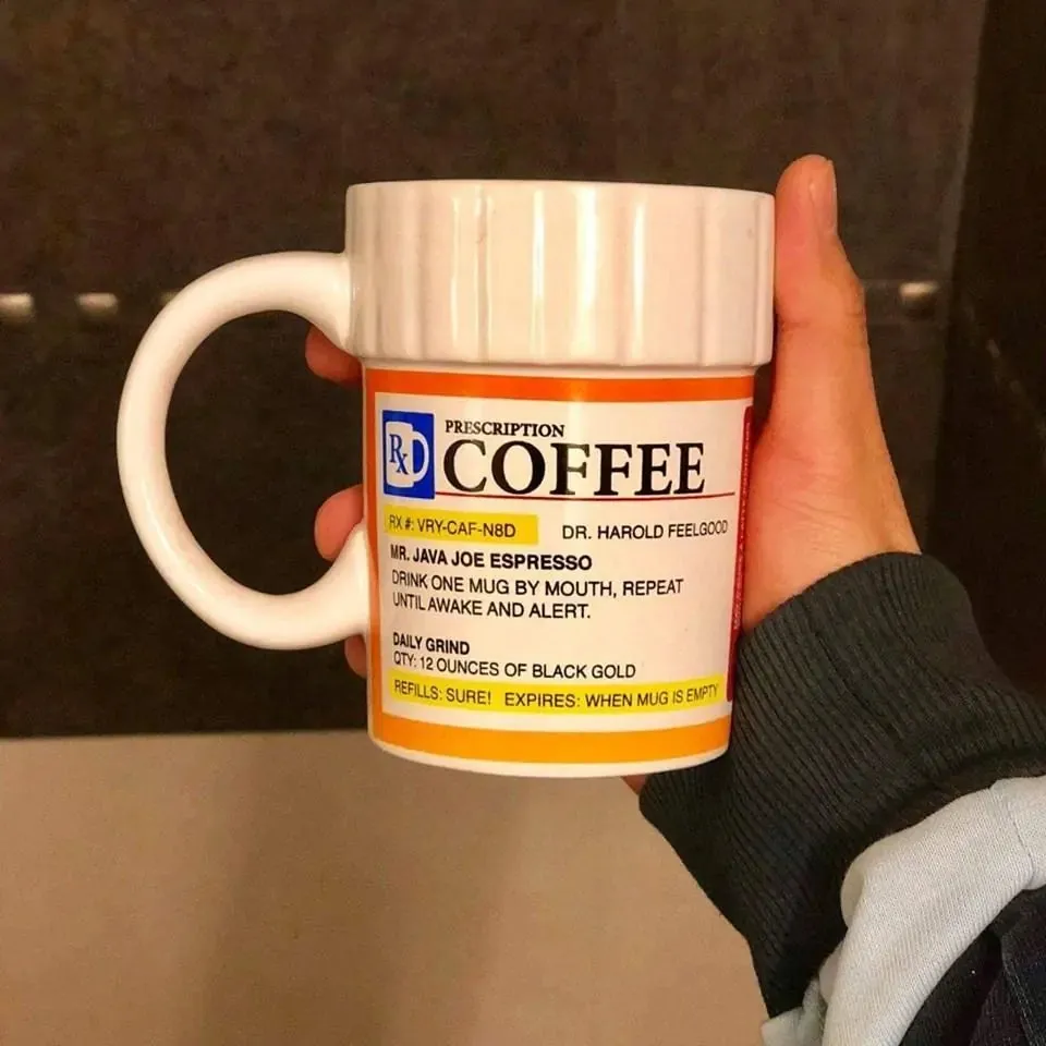 Ceramic Coffee Prescription Mug