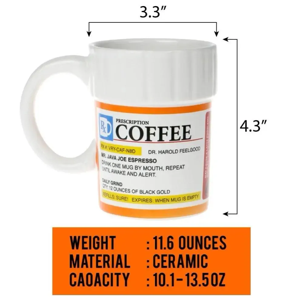 Ceramic Coffee Prescription Mug