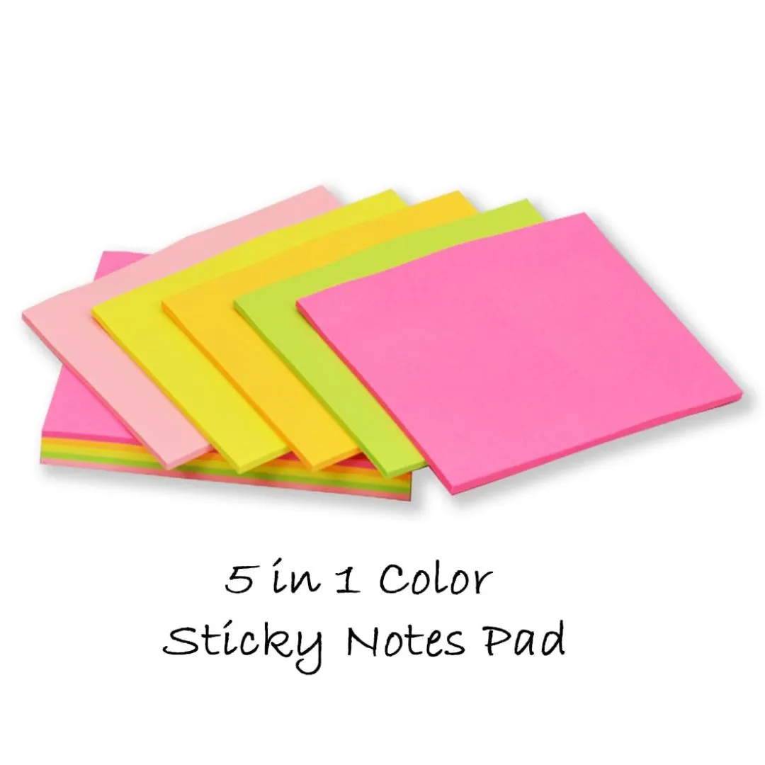 Colorful Sticky Notes - 3 inch x 4 inch ( Pack of 1 )
