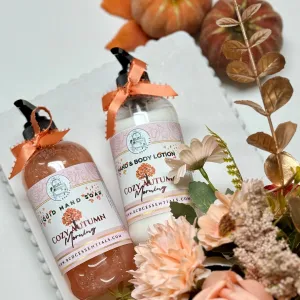 Cozy Autumn Morning ~ Liquid Hand Soap & Lotion Combo