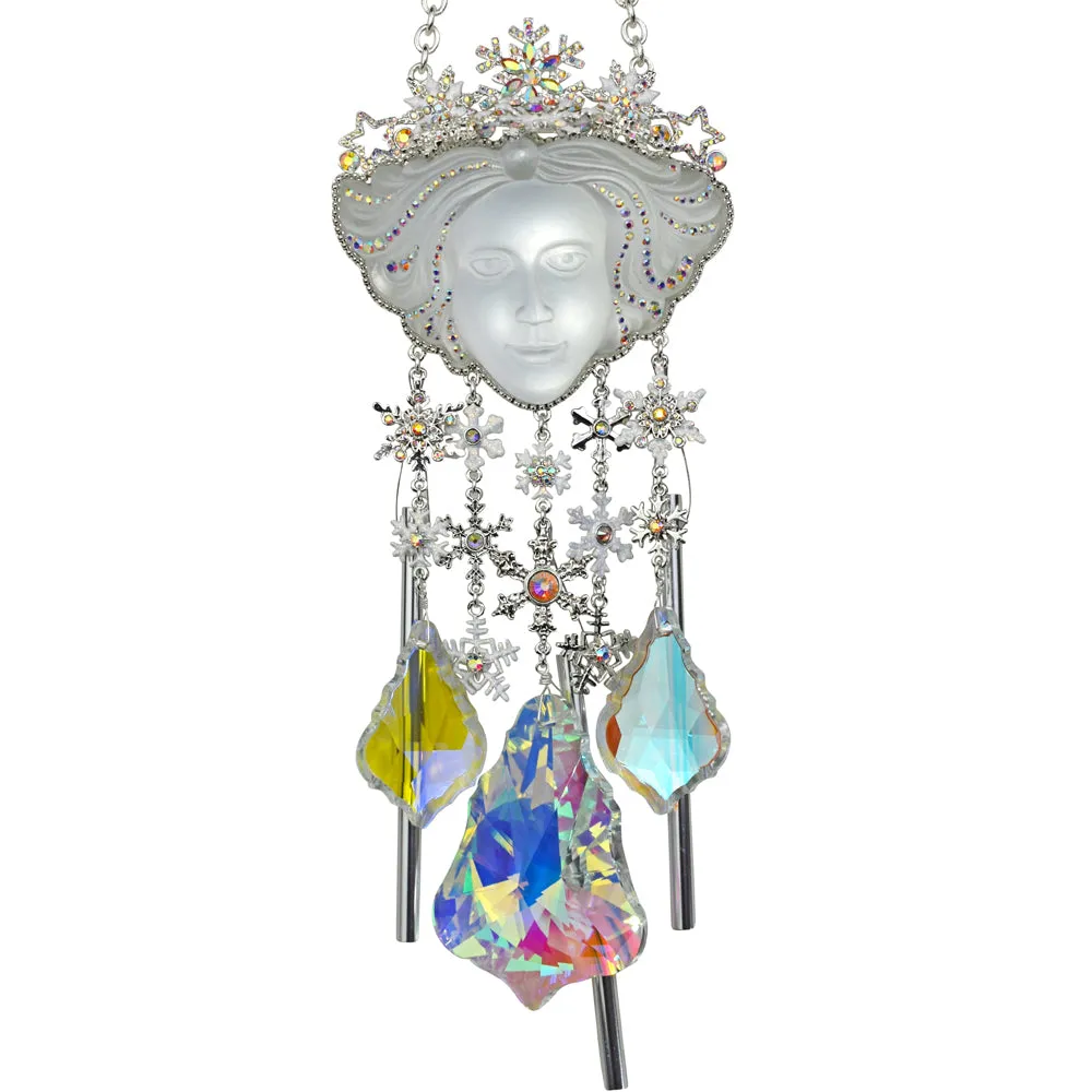 Dream Queen Crystal Wonder Wind Chime (Sterling Silvertone)