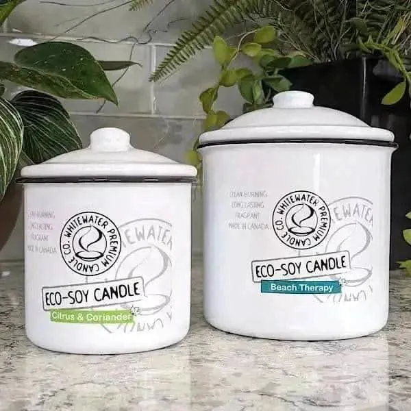 Enamelware 9oz Candle - Lilac Blooms