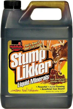Evolved Habitats Stump Likker EVO34085 Mineral Liquid, Molasses Flavor, 1 gal :GAL: QUANTITY: 1
