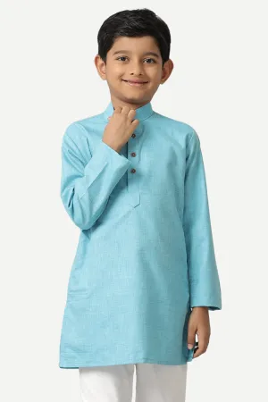 Exotic - Sky Blue Kurta For Kids | Uathayam