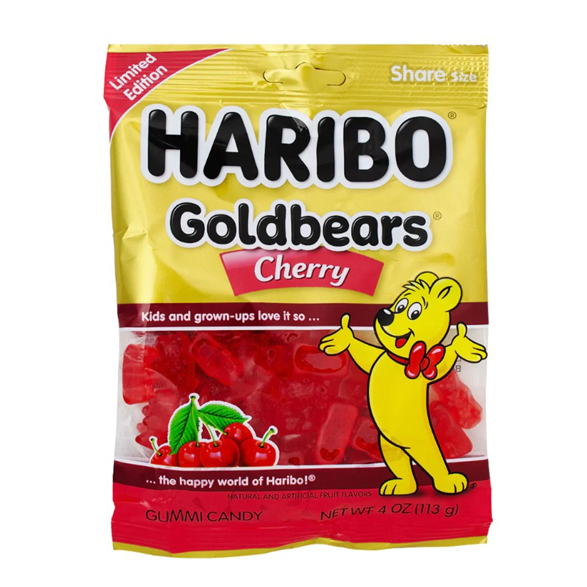 Haribo Goldbears Cherry Candies, 113g, 1 Count
