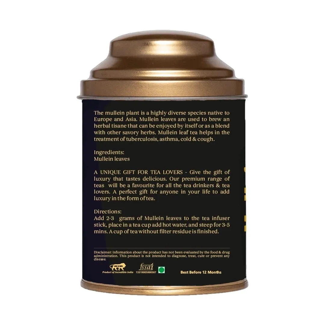Leanbeing Healthcare - Mullein Leaves with Free Tea Infuser