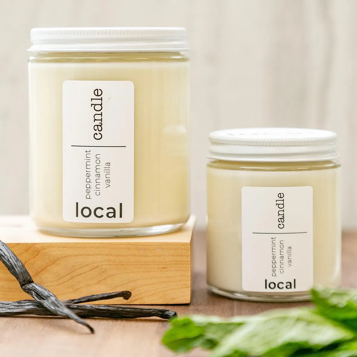 local candle - cedarwood vanilla