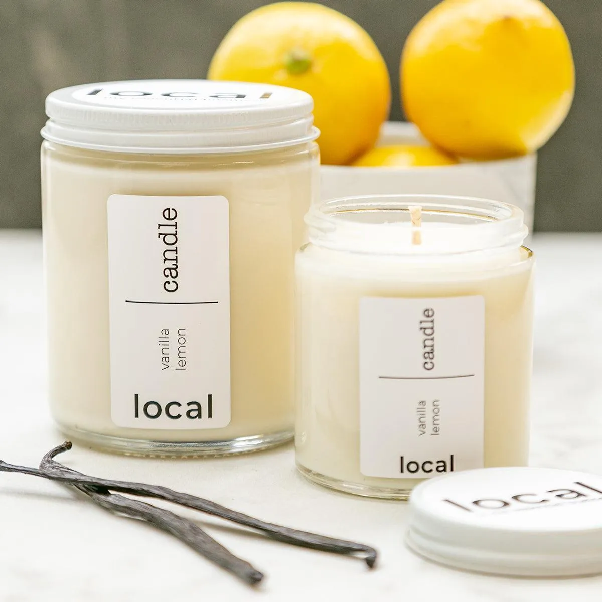 local candle - cedarwood vanilla