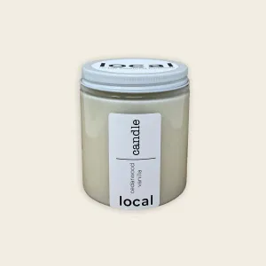 local candle - cedarwood vanilla