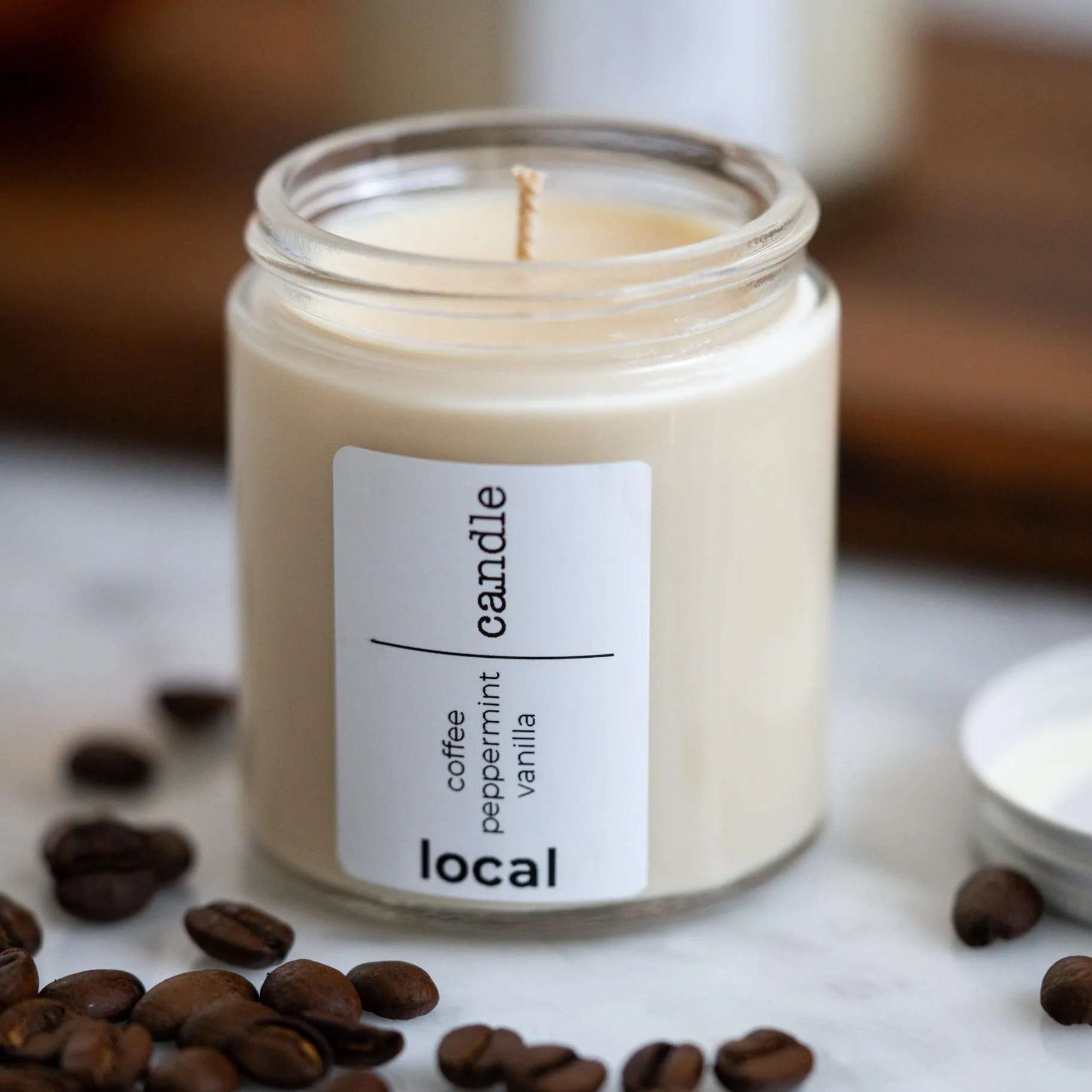 local candle - cedarwood vanilla