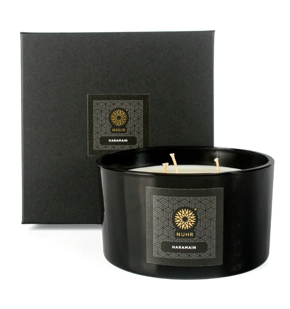 Luxury 3 Wick Candle by NUHR Home - Haramain