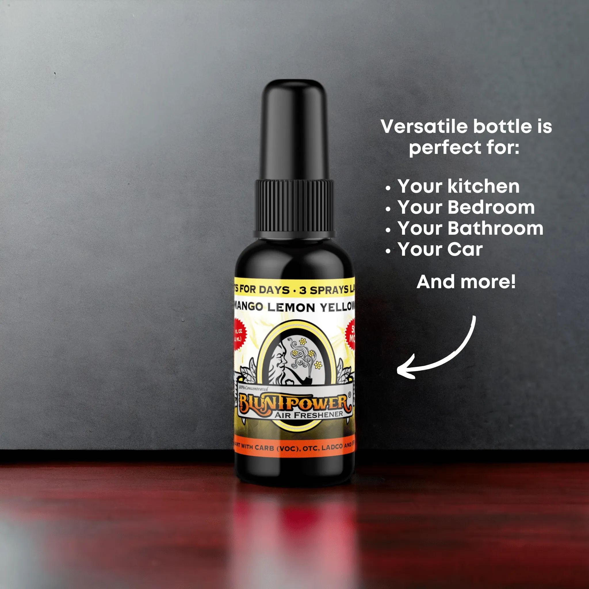 Mango Lemon Yellow Air Freshener Spray