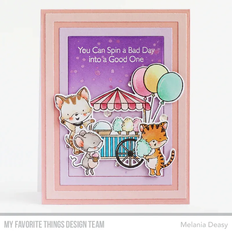My Favorite Things Clear Stamps 4"x 6" - Cotton Candy Critters*