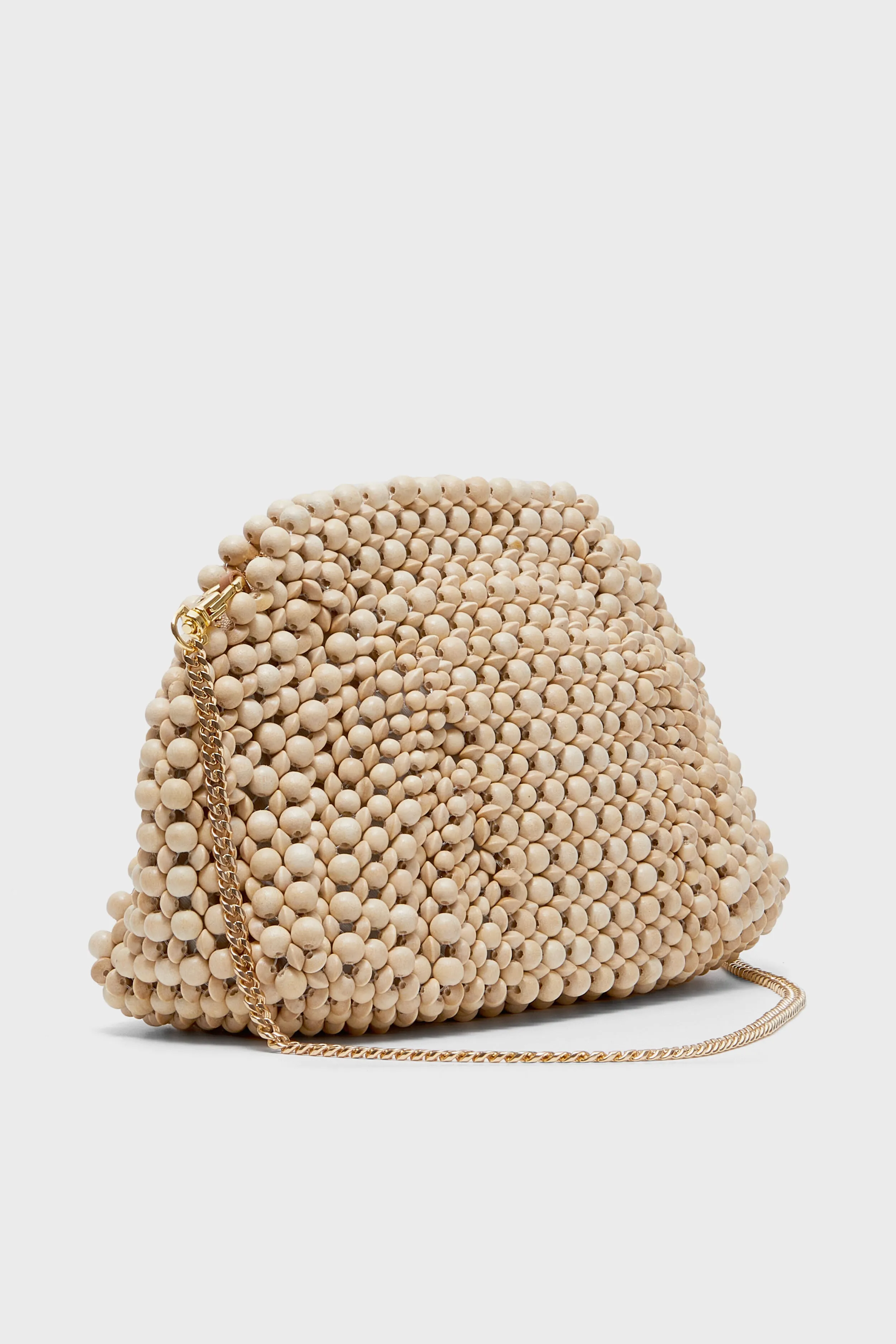 Natural Half Moon Bag