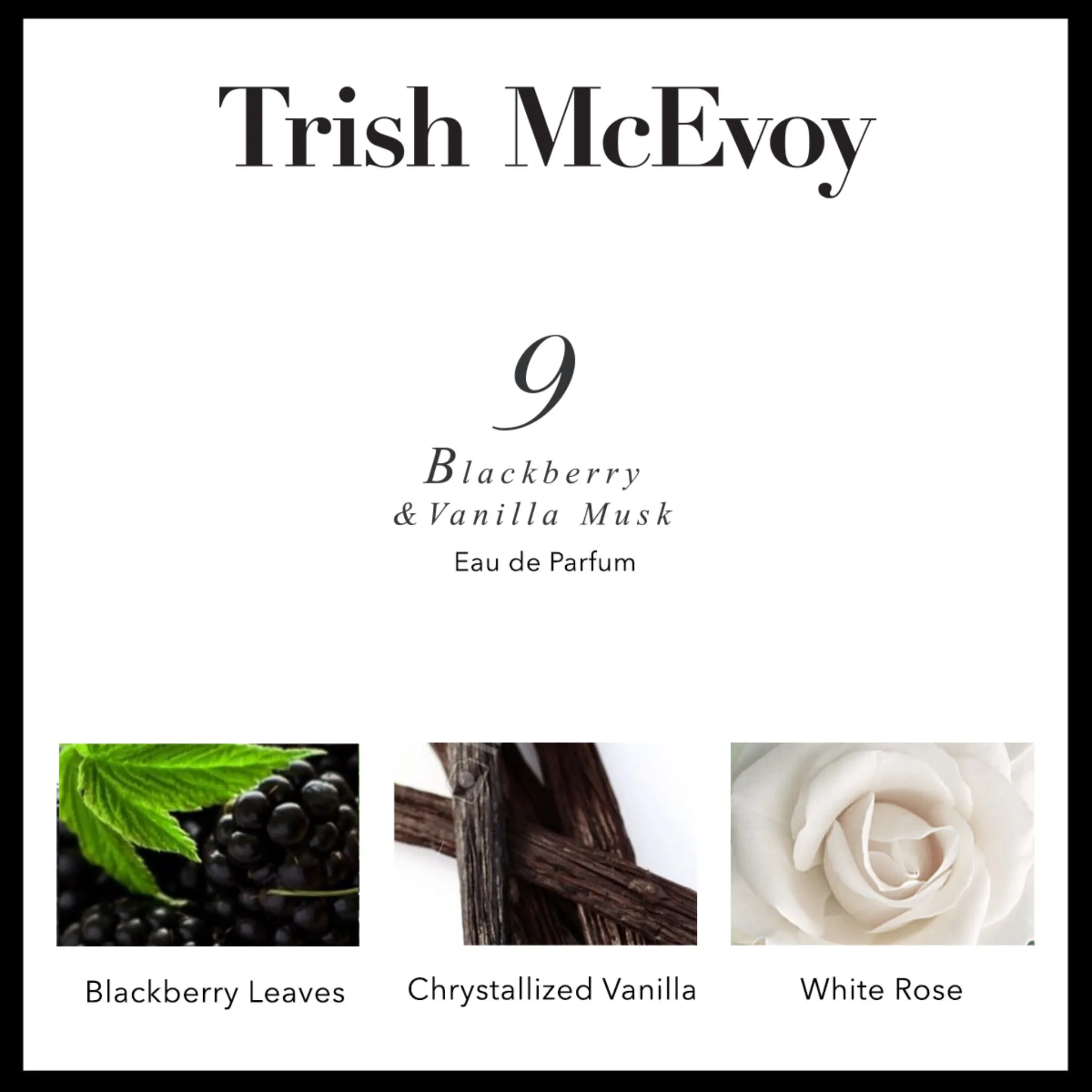 No. 9 Blackberry And Vanilla Musk Eau De Parfum