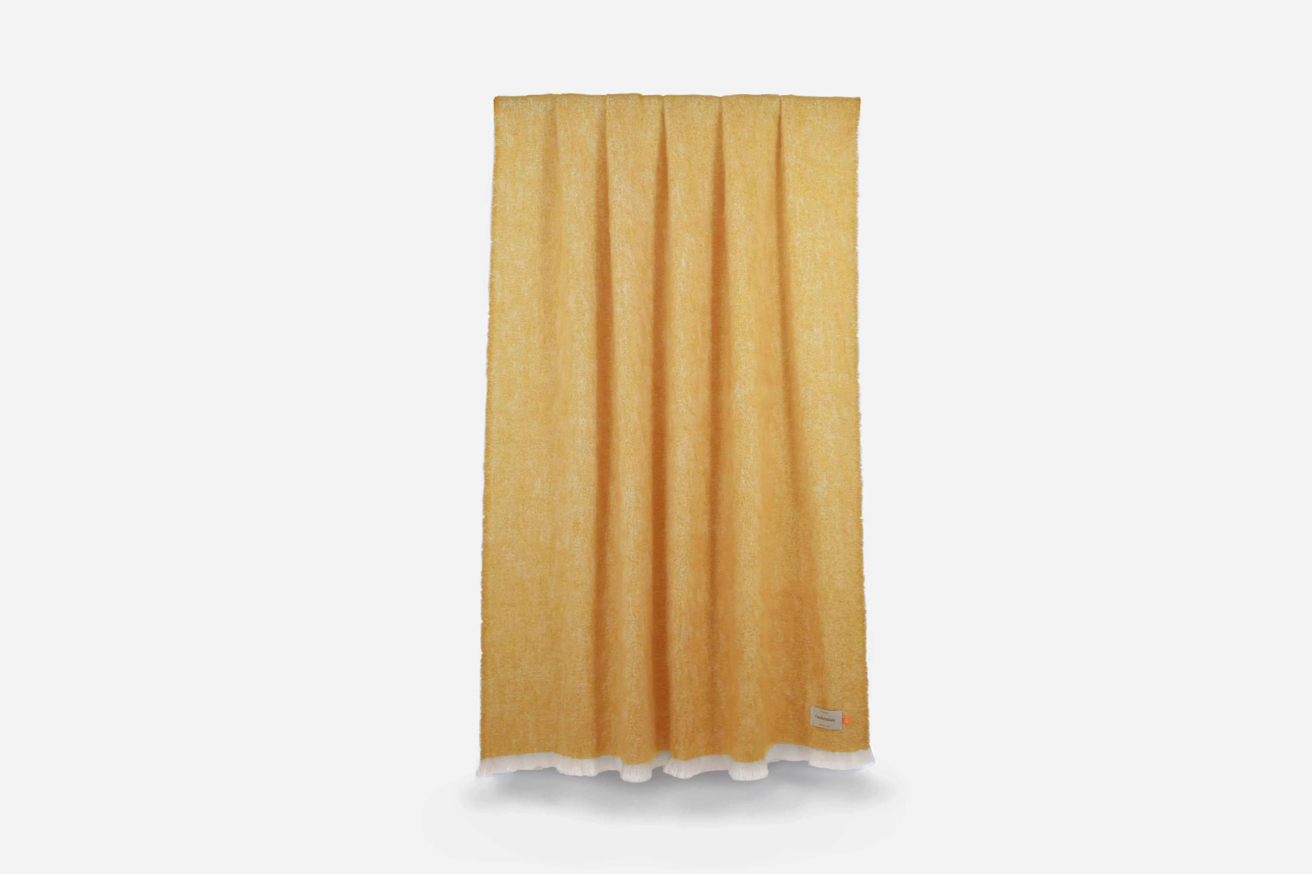 Ochre Mooneen Mohair Throw Blanket
