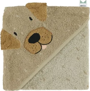 Organic Hooded Towel - 'Mr Dog'