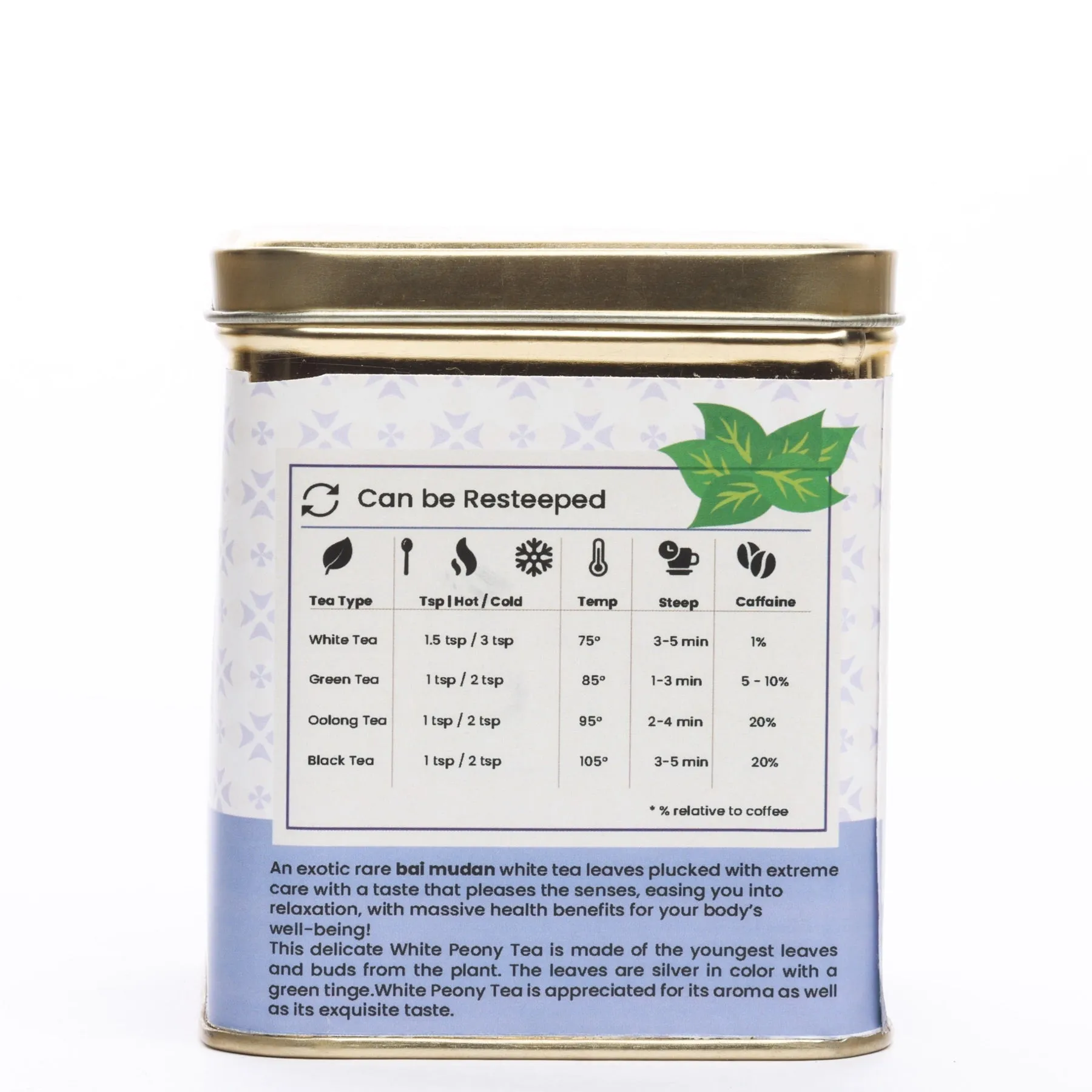 Peony White Tea - For Weight Loss & Good Blood Circulation (50g)