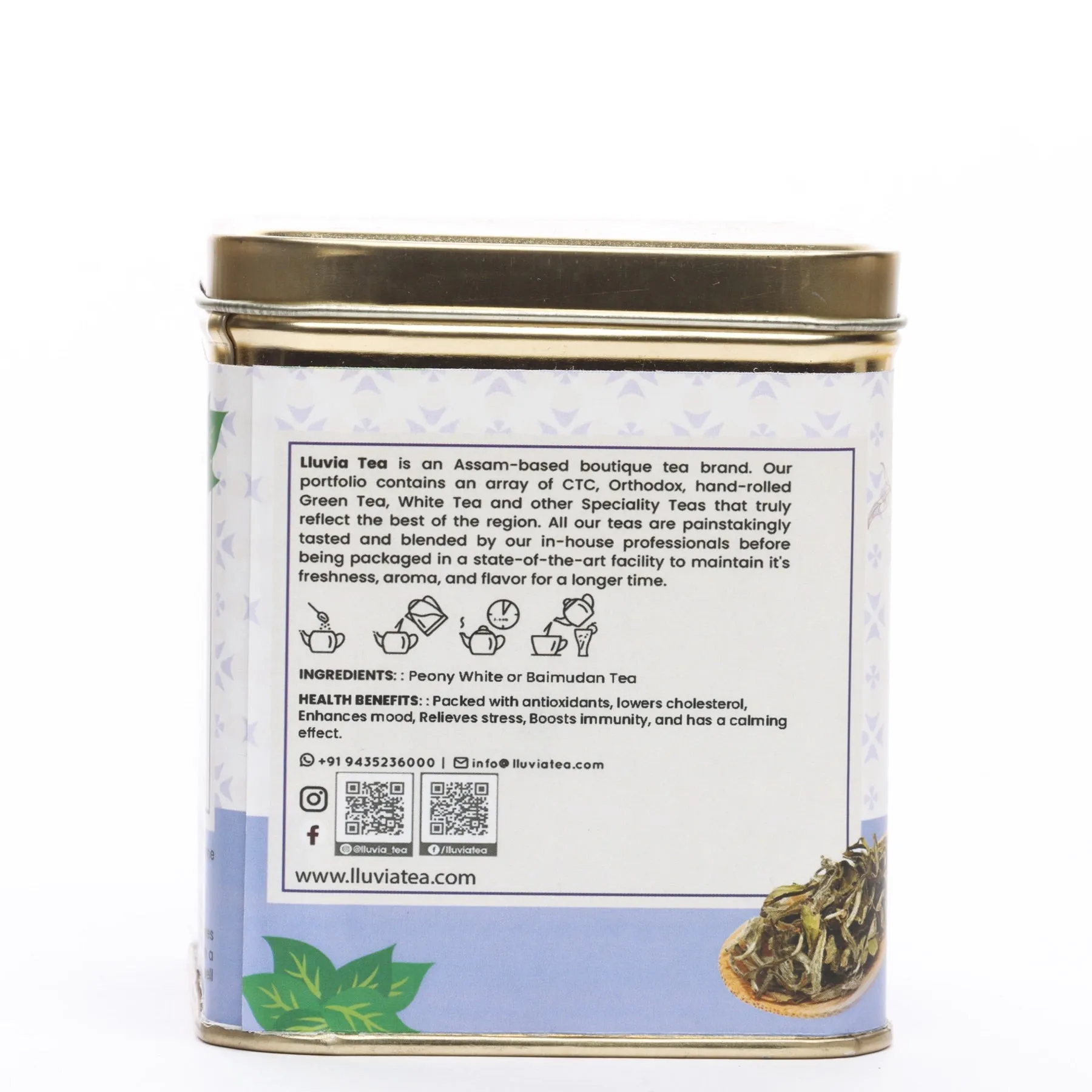 Peony White Tea - For Weight Loss & Good Blood Circulation (50g)