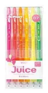 PILOT LJU-60EF-P-S6/ LJU-60EF-M-S6/ LJU-60F-6CK 0.5mm Juice Pen sets