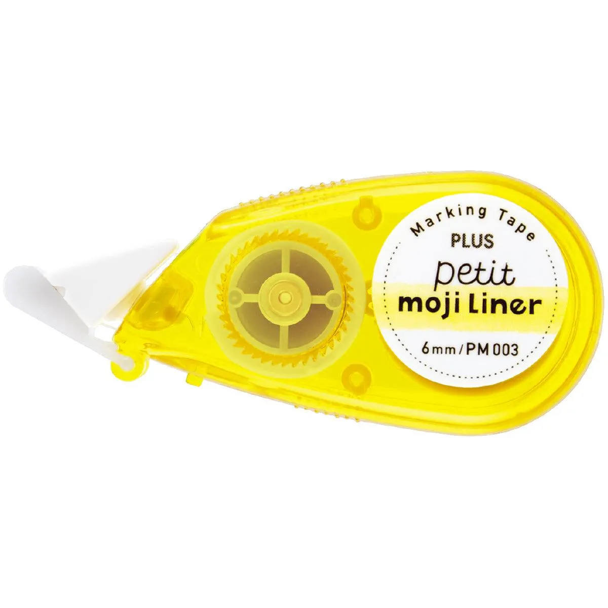 PLUS DC-036PM-3 Marker correction tape Fluorescent stand-up tape yellow