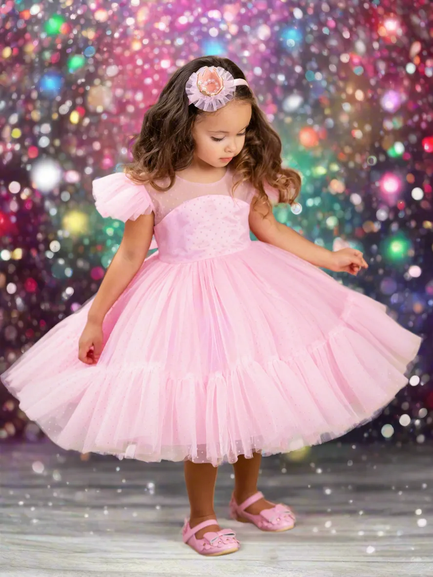 Polka Dot Big Twirls Party Dress