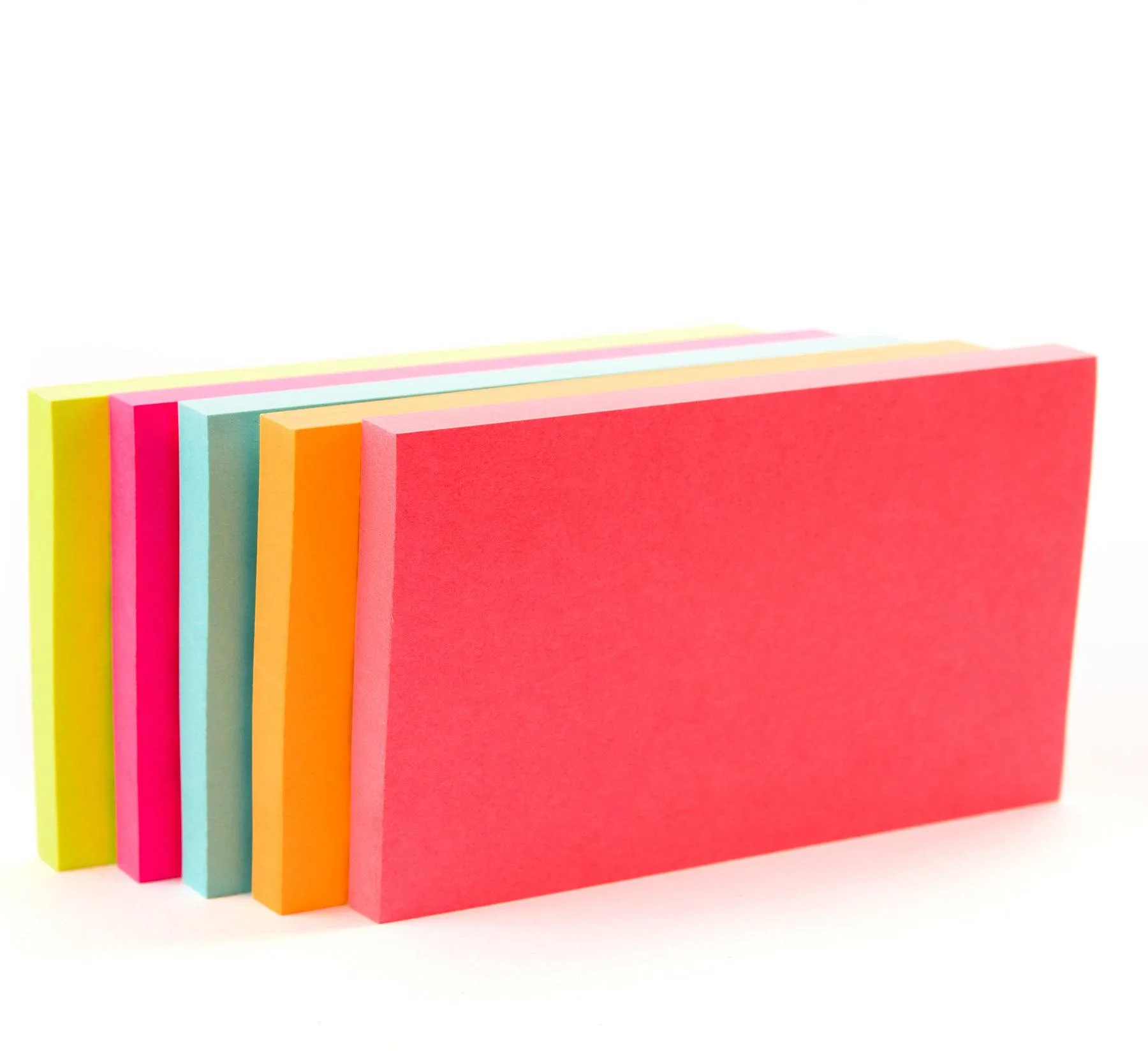 Post-it Notes Neon Colors 655-5PK. 3 x 5 in (76 mm x 127 mm),