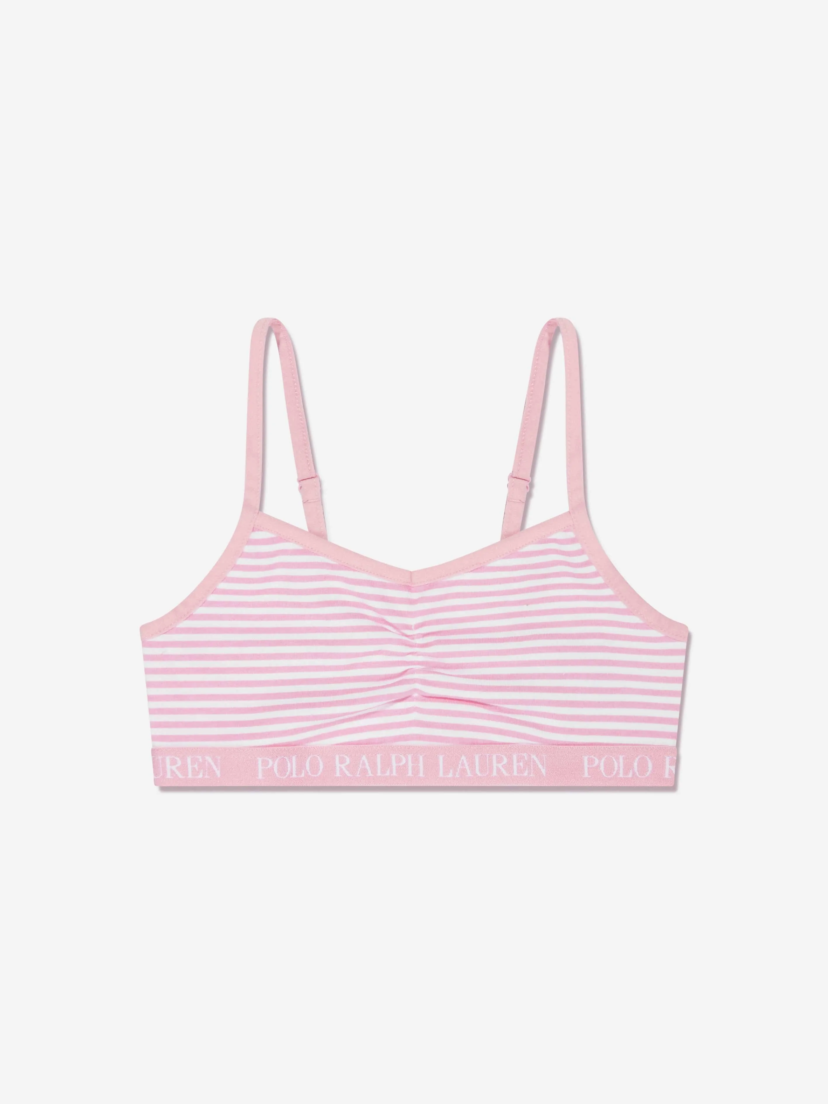 Ralph Lauren Girls 2 Pack Bralette Set in Pink