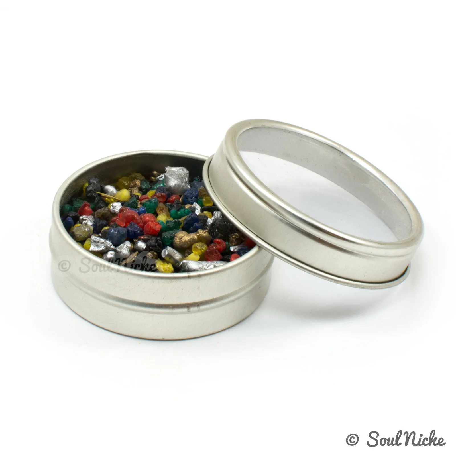 Seven Chakras Incense Resin Tin