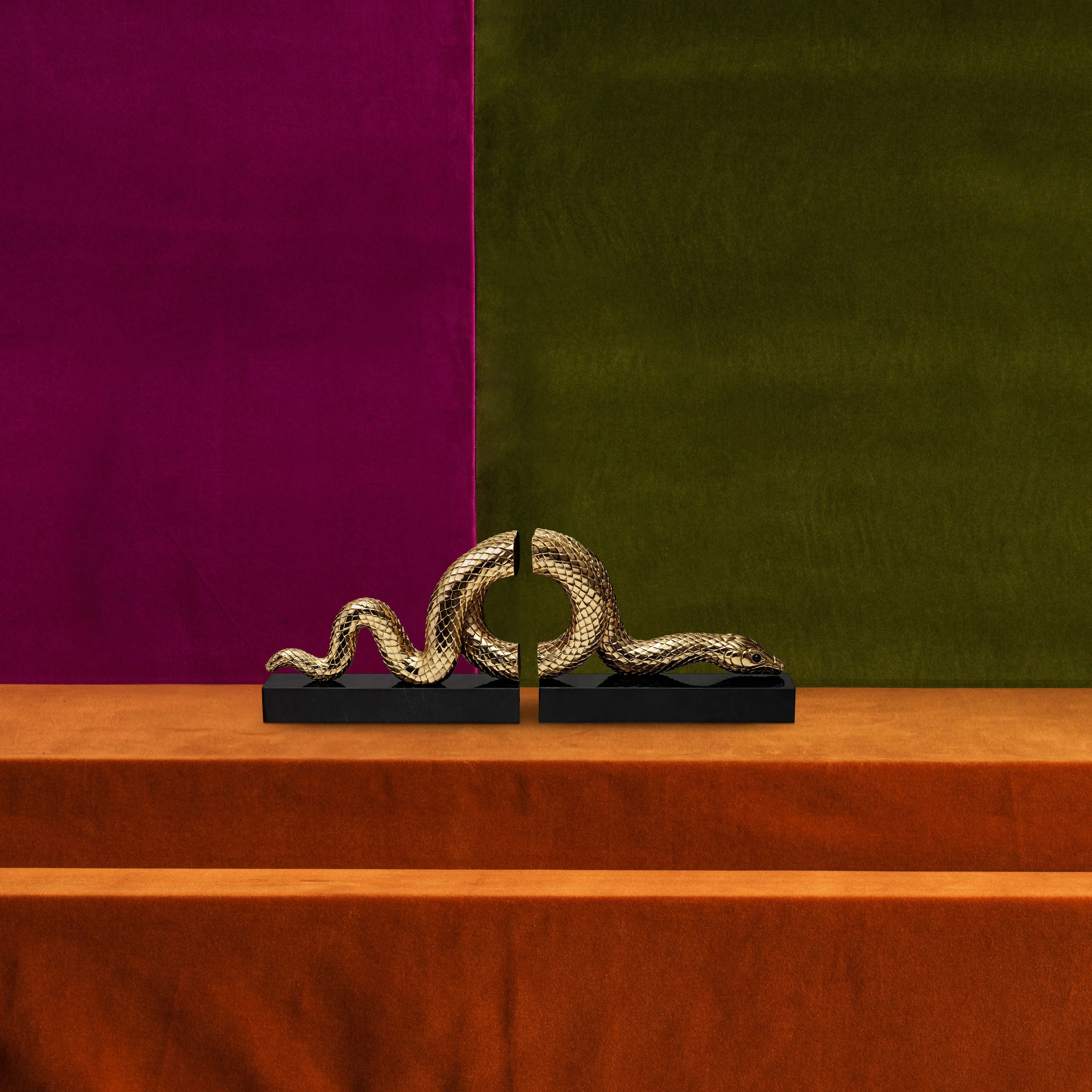 Snake Bookend Set (2 Piece Set)