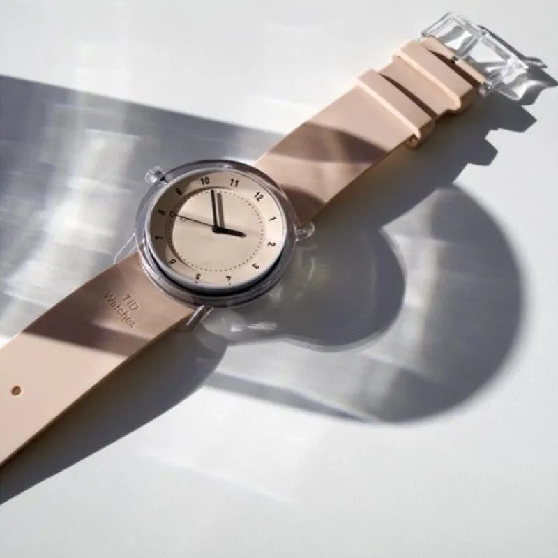 TID No.3 TR90 38mm Pink / Pink Silicone Strap / Transparent Buckle