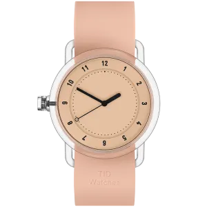 TID No.3 TR90 38mm Pink / Pink Silicone Strap / Transparent Buckle