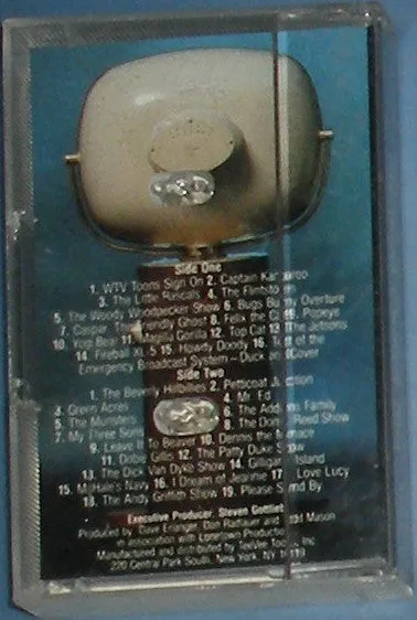 Various - Television's Greatest Hits (65 TV Themes! From The 50's And 60's) (2xCass, Comp) (VG )