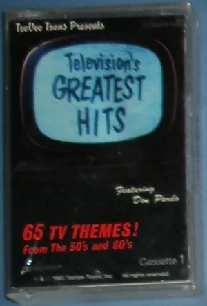 Various - Television's Greatest Hits (65 TV Themes! From The 50's And 60's) (2xCass, Comp) (VG )