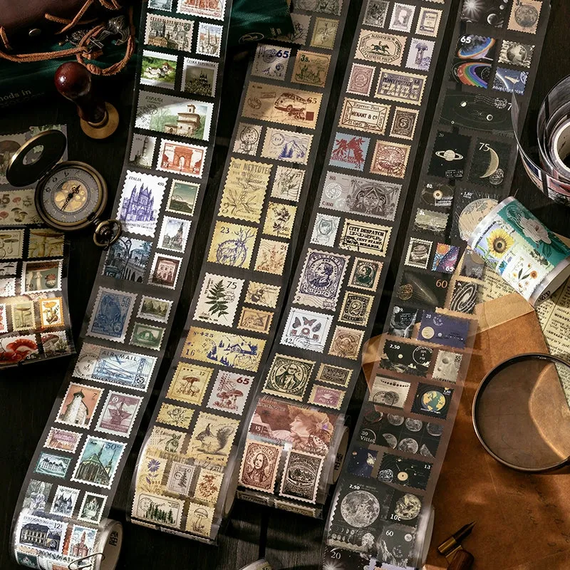 Vintage Stamp Sticker Atelier - Elevate Your Creative Expression with Timeless Botanical Charm