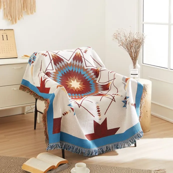 Woven Native Star Throw